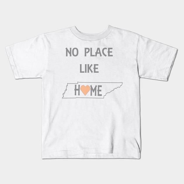 NO PLACE LIKE HOME TN Kids T-Shirt by STONEYGHOST